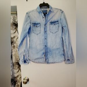 Celio Light Blue Denim Shirt